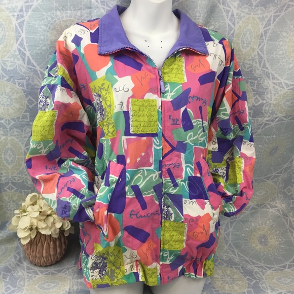 Liz Sport Jackets & Blazers - 🍀50% Off Vintage 90s Windbreaker Jacket Color